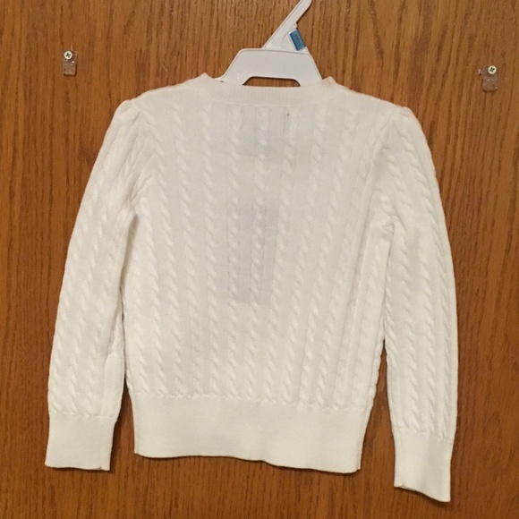 Polo Ralph Lauren Little Girls Cable-Knit Cotton Cardigan size 2T. - Picture 2 of 6
